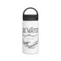 "Be Water" Sports Bottle – Bruce Lee Iconic Quote with Flowing Water Graphic, Perfect for Gym, Yoga, and Daily Hydration