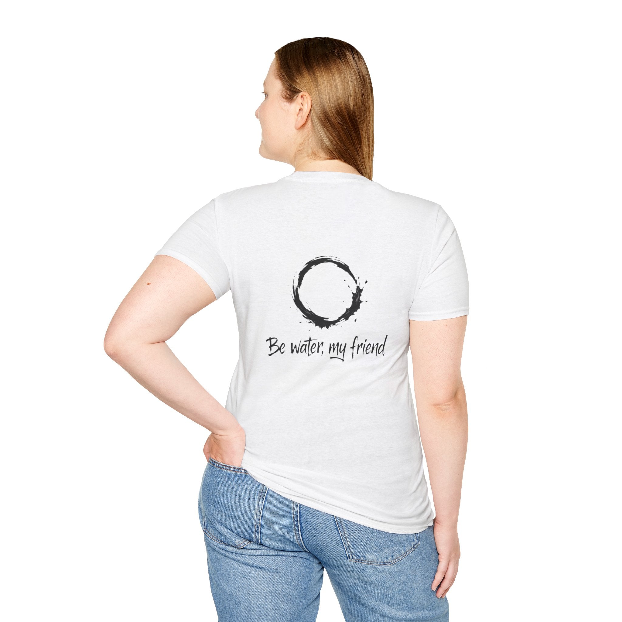 New Design Philosophy T‑Shirt “Be water, my friend” – Unisex Soft Cotton