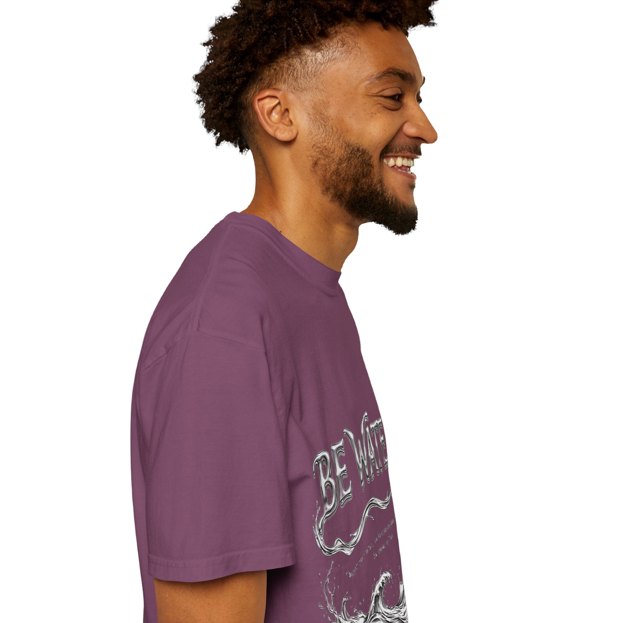Bruce Lee "Be Water" Philosophy T-Shirt | Garment-Dyed Relaxed Fit, Unisex Style