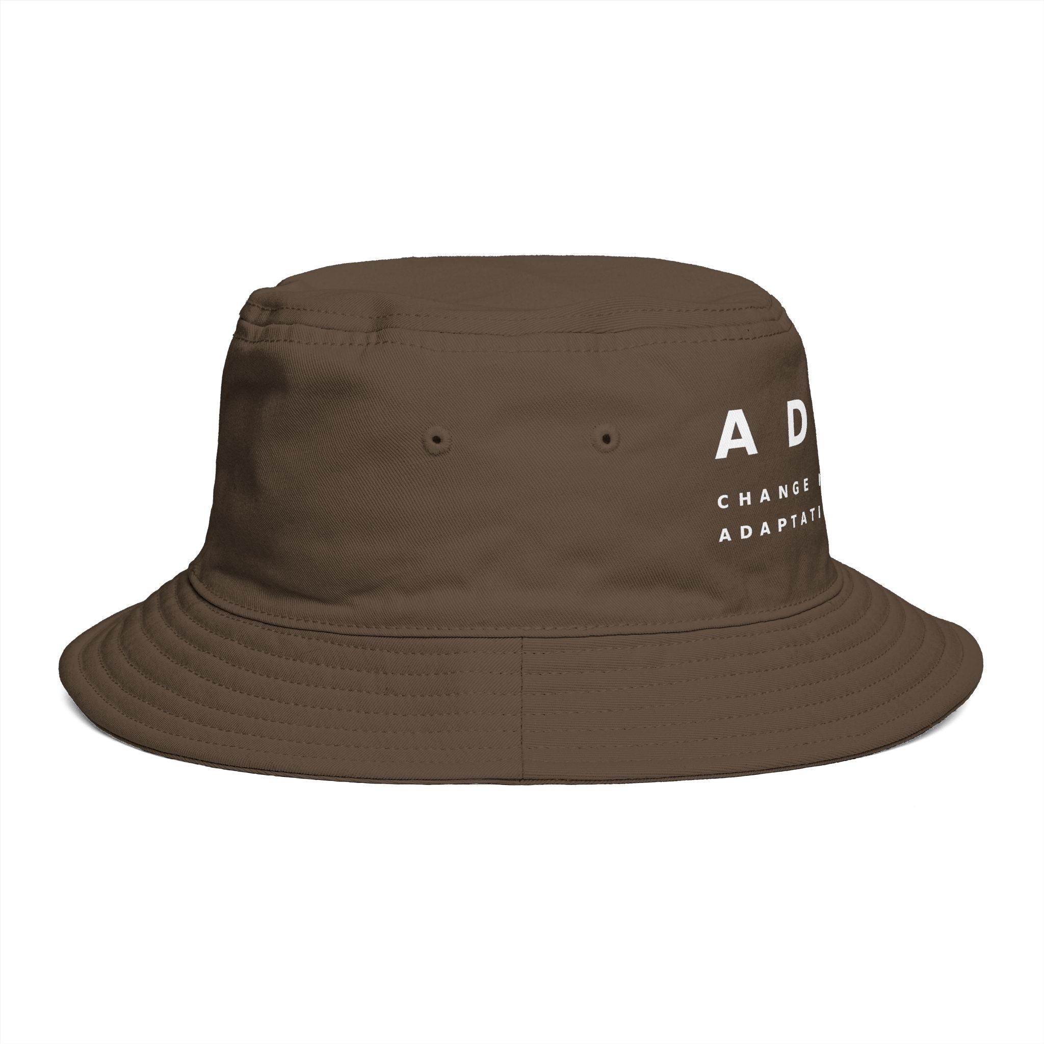 BeWater ADAPT Embroidered Bucket Hat — Minimalist Outdoor Surf & Streetwear