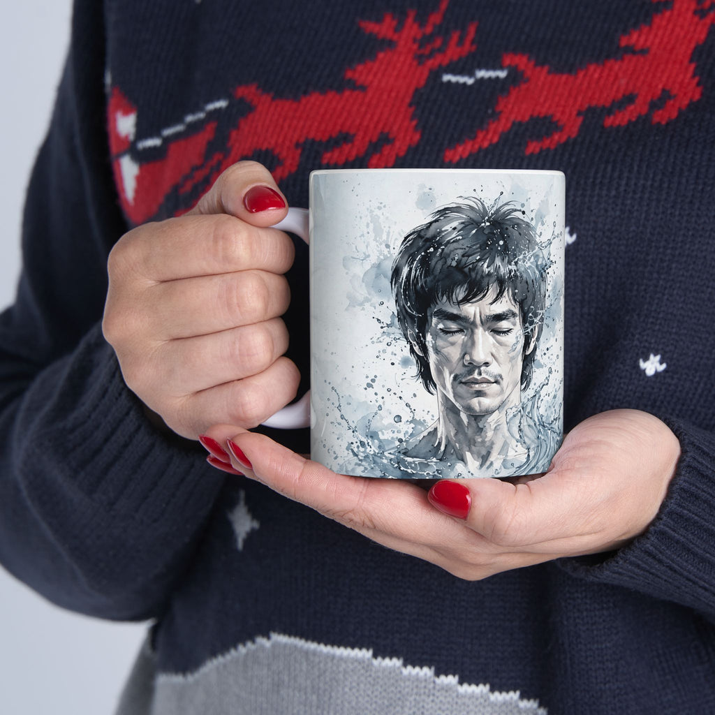 The Water Way Mug – Bruce Lee's Timeless Wisdom, Now in Ceramic (11oz & 15oz)