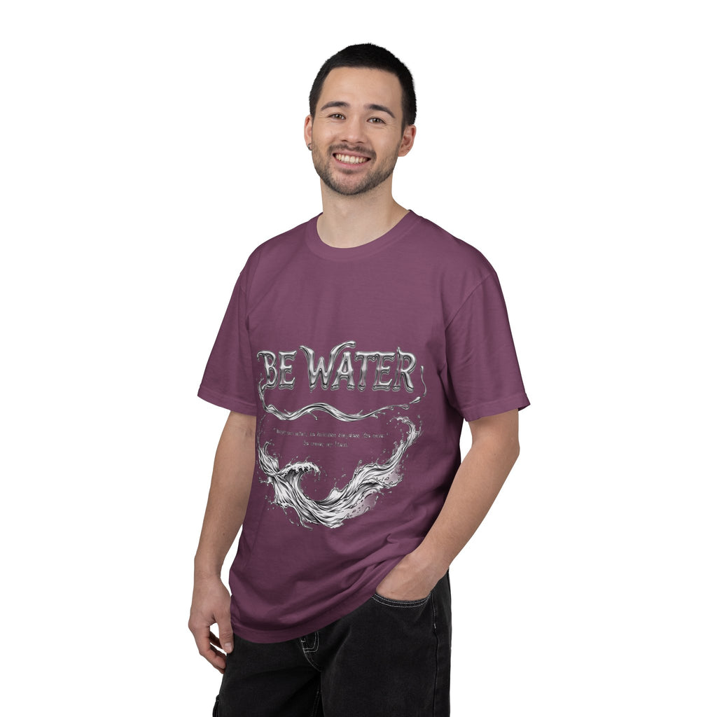 Bruce Lee "Be Water" Philosophy T-Shirt | Garment-Dyed Relaxed Fit, Unisex Style