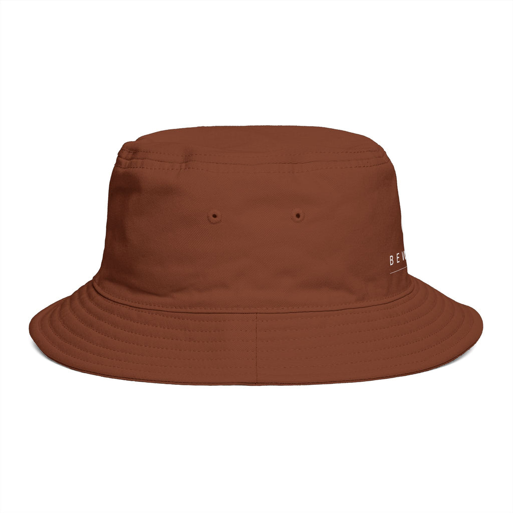 Be Water Embroidered Bucket Hat — Minimalist Outdoor Surf & Streetwear