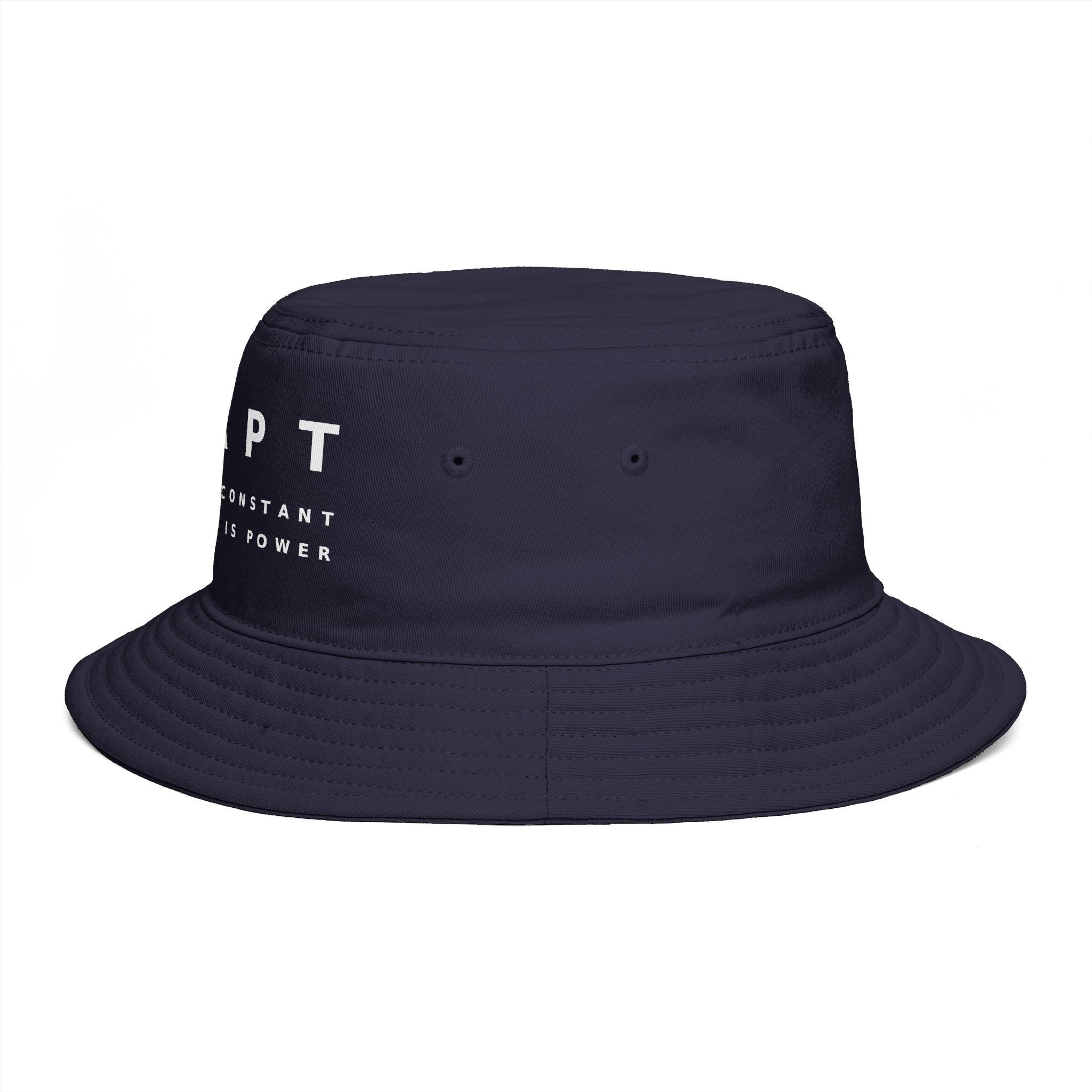 BeWater ADAPT Embroidered Bucket Hat — Minimalist Outdoor Surf & Streetwear