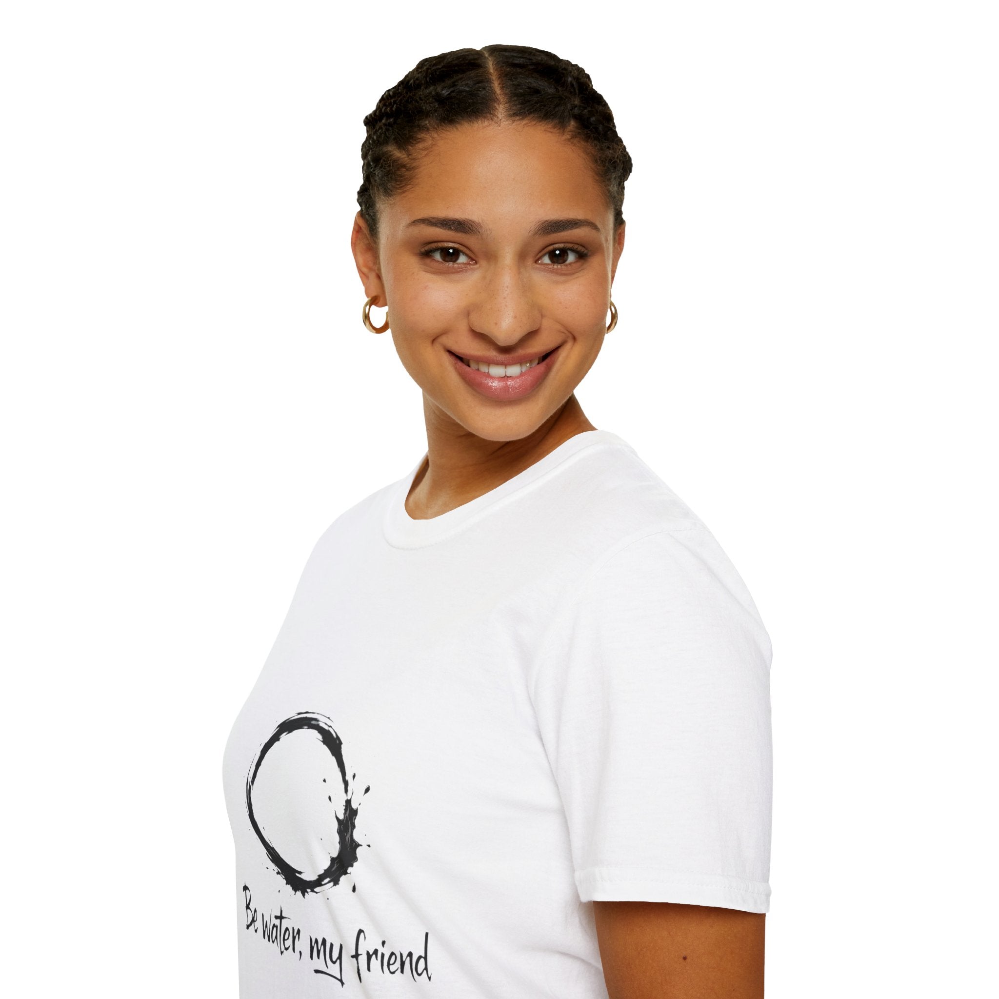 New Design Philosophy T‑Shirt “Be water, my friend” – Unisex Soft Cotton