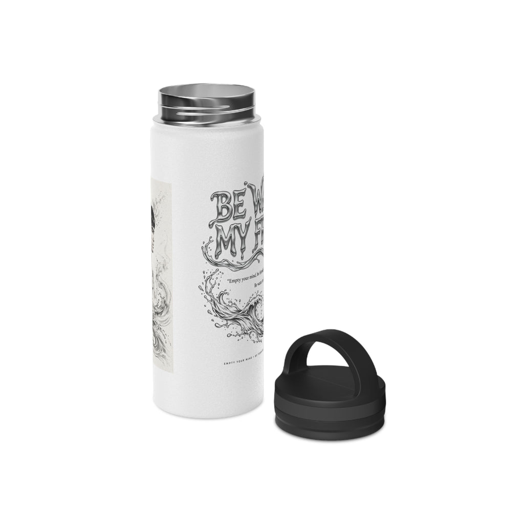 Embrace Adaptability – Bruce Lee "Be Water" Fitness Water Bottle, Ideal Gift for Martial Arts Fans, Athletes, and Mindfulness Seekers