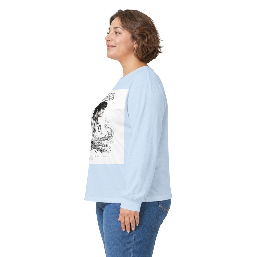 "Be Water" Long Sleeve T-Shirt – Bruce Lee Iconic Quote, Lightweight & Comfortable for Everyday Wear
