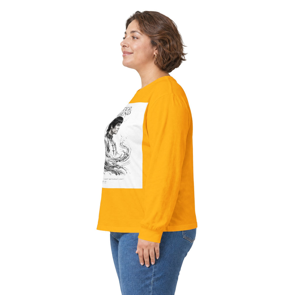 "Be Water" Long Sleeve T-Shirt – Bruce Lee Iconic Quote, Lightweight & Comfortable for Everyday Wear