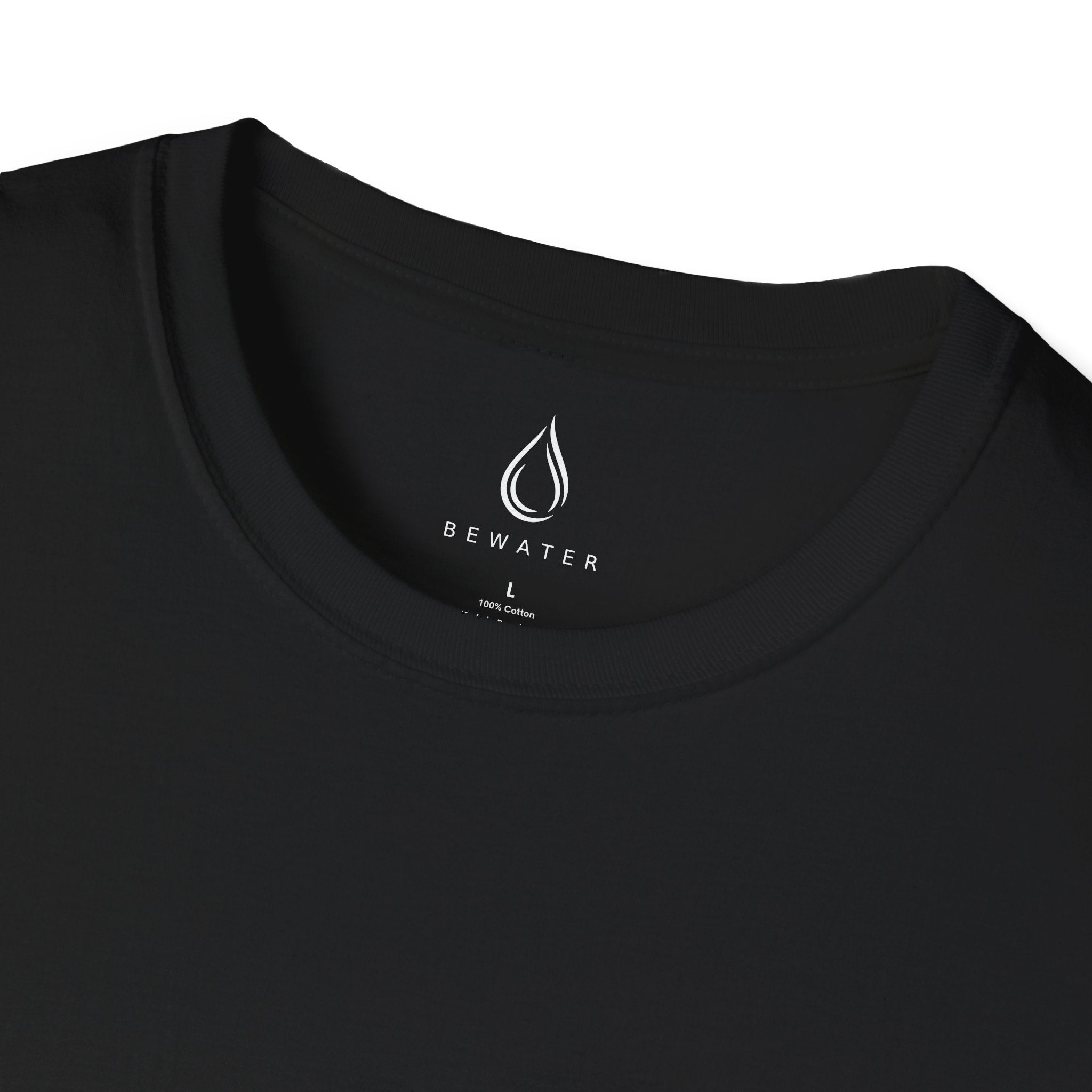 Flow Unisex Softstyle Black T-Shirt NOTHING IS FIXED EVERYTHING FLOWS' Graphic Tee